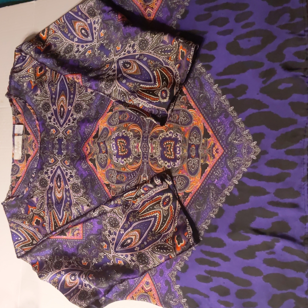 Chico's Women's Long Sleeve Blouse Size 1